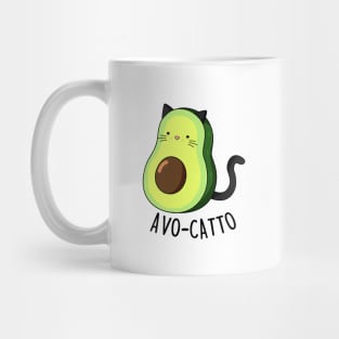 Avo-Catto Cute Funny Avocado Cat Pun Mug